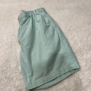 Polo Ralph Lauren Golf Shorts Mens 40 Green Striped Seersucker Fairway Short